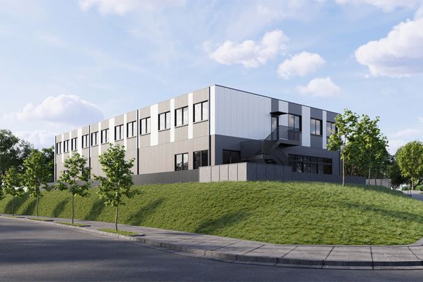 モダンな建物の外観