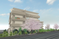 桜の木がある建物外観