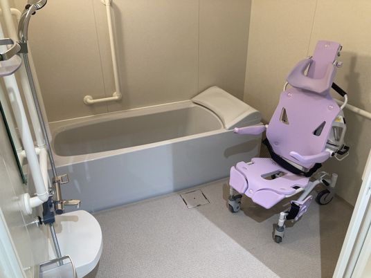 移動しやすい浴室
