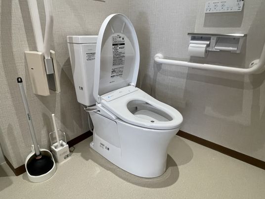清潔なトイレ設備