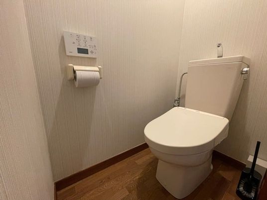 落ち着いた空間のトイレ