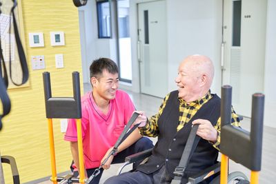 訓練中の様子の一幕