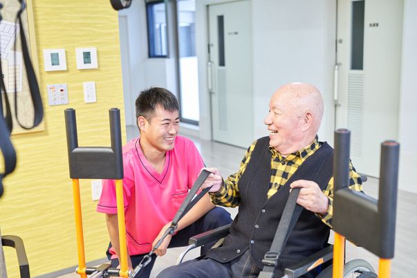 訓練中の様子の一幕