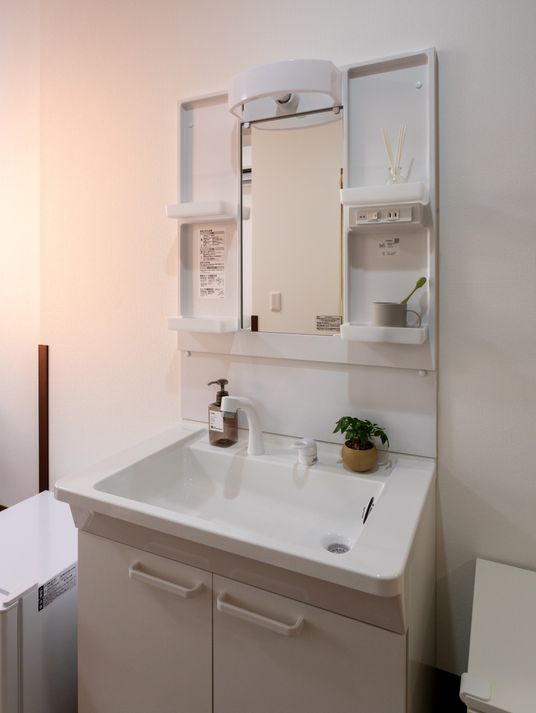 コンパクトな洗面台