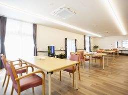 広々とした食堂