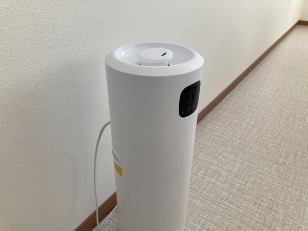 空気清浄機付き廊下