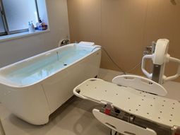 最新設備の浴槽