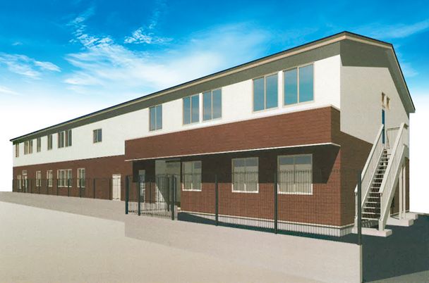 二階建ての外観