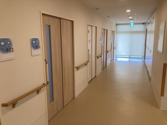 明るい廊下