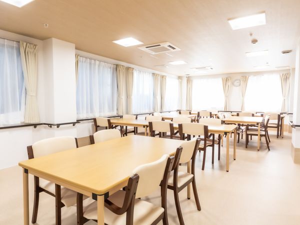 広々とした食堂
