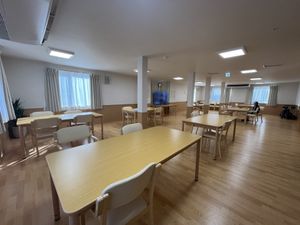 広々とした食堂