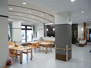 開放的な食堂