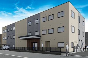 現代的な建物の外観