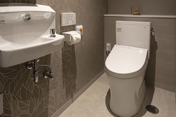 落ち着いた雰囲気のトイレ