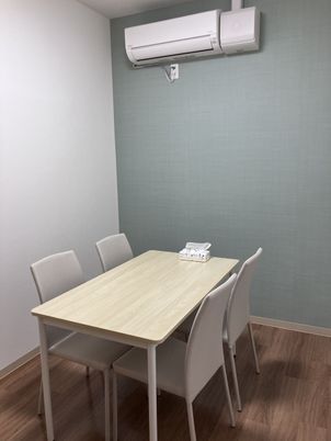 エアコン付きの相談室