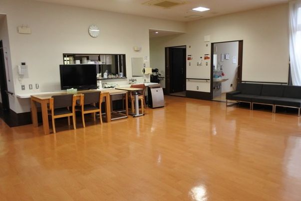 明るい共有スペース