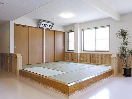 畳敷きの和室  