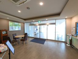 開放感あるロビー
