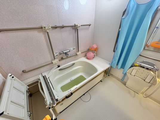 介助設備の洗浄場所