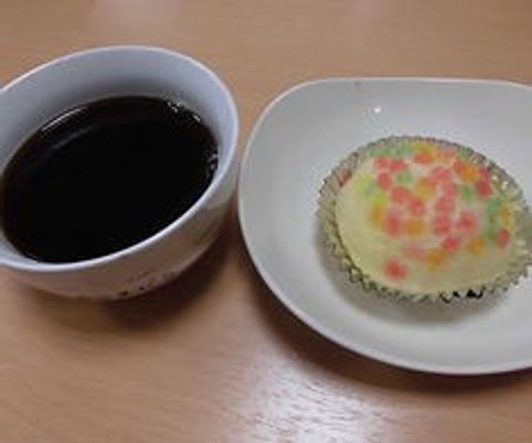 おやつと飲み物のセット