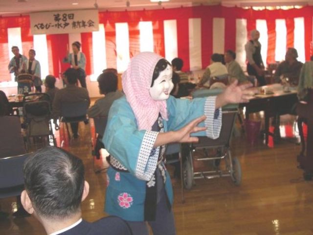 笑顔の催し物風景