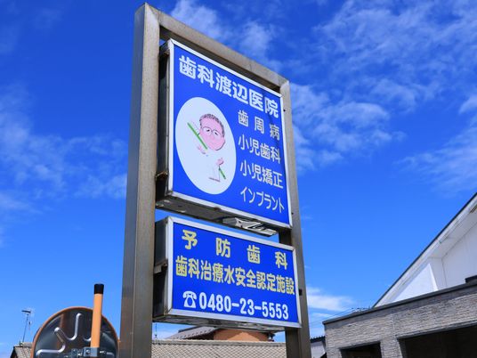 歯科医院の看板  