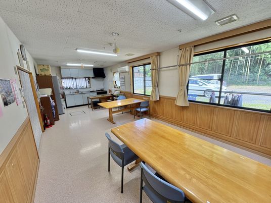 開放的な食堂
