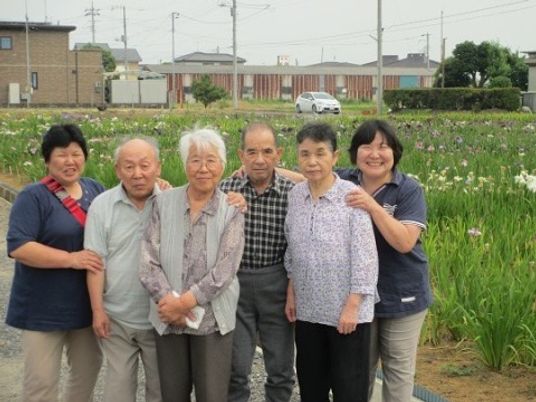 笑顔の集合ポートレート