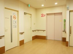 清潔感のある廊下エリア
