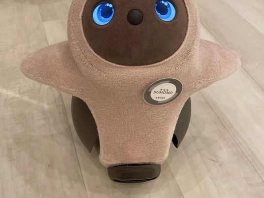ロボット端末の展示  