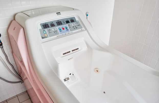 最新設備の浴槽