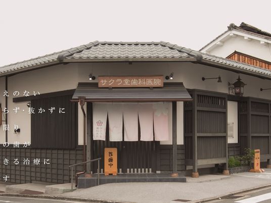 和風の外観  