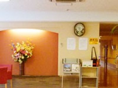 開放感あるエントランス