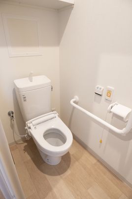 安全設計のトイレ