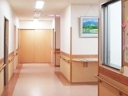 明るい廊下の様子