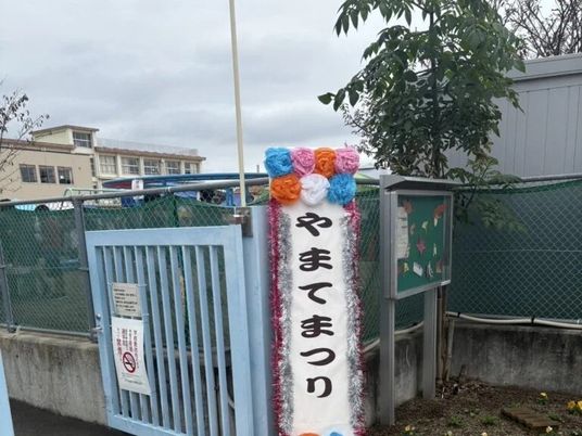 やまてまつりの門  