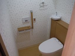 清潔なトイレ設備