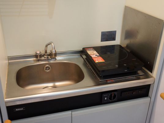 コンパクトなキッチン設備