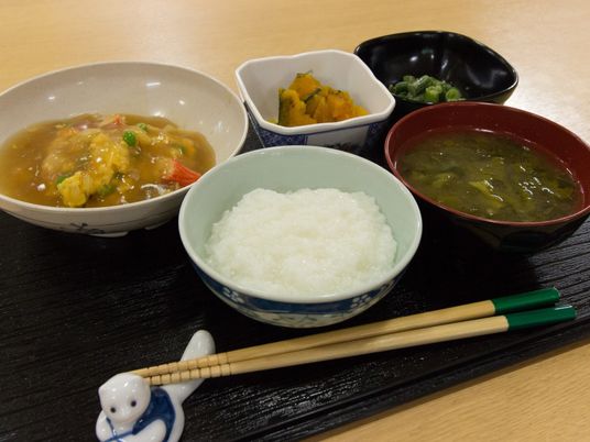 栄養バランスの取れた和食膳