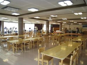 広い食堂  