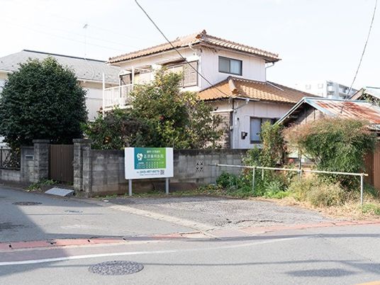 住宅街の外観  
