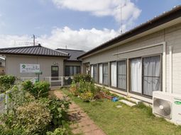 緑豊かな外観