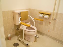 バリアフリーのトイレ設備