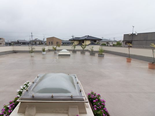 広々とした屋上空間