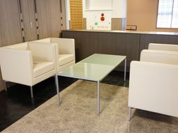 清潔感のある待合室