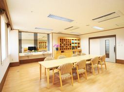 明るい共有スペース