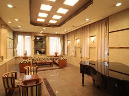 豪華な共用ラウンジ