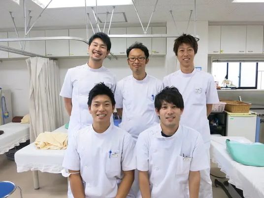 スタッフ集合の機能訓練室  