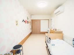 清潔な個室の一角