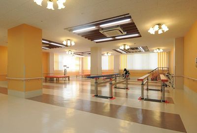 広々とした訓練室